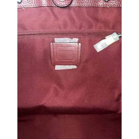 🔥🎁NEW! Coach DEMPSEY Tote 40 Handbag Signature Jacquard Black C1548 Msrp:$498. - Picture 6 of 7